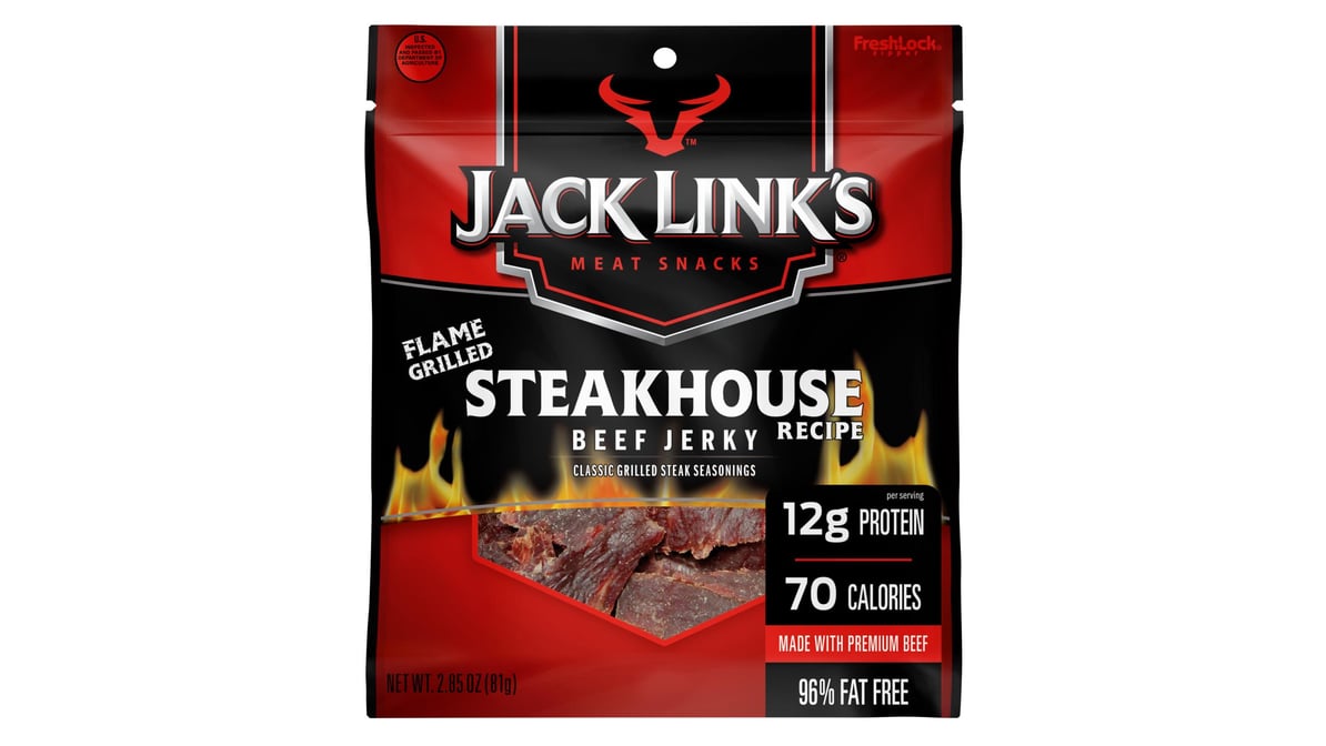 Jack Link's Flame Grilled SteakHouse Recipe Beef Jerky (2.85 oz)
