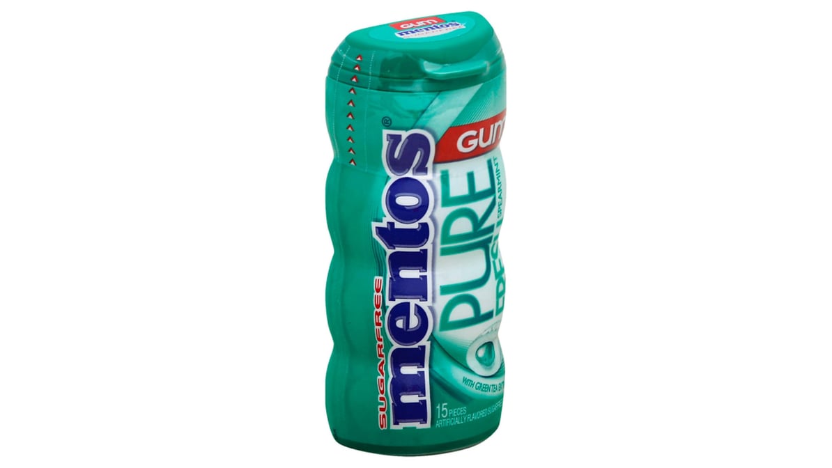 Mentos Spearmint with Green Tea Extract Sugarless Gum (15 ct)