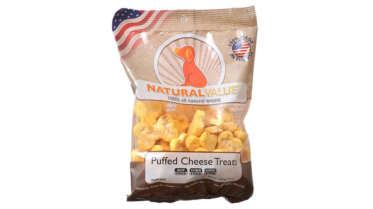 Loving Pets Natural Value Dog Treats Puffed Cheese (1.25 oz)