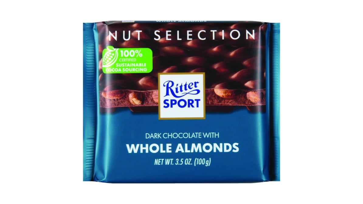 Ritter Sport Chocolate Dark with Whole Almonds (3.5 oz)