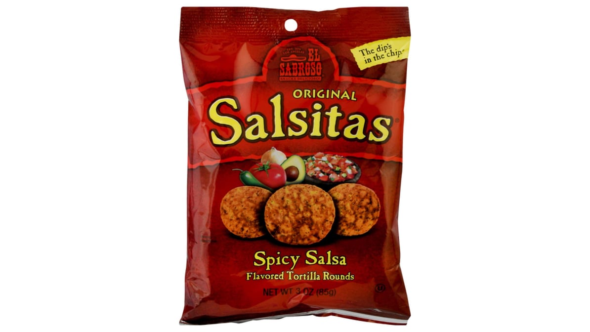 El Sabroso Salsitas Spicy Salsa Chips (3 oz)
