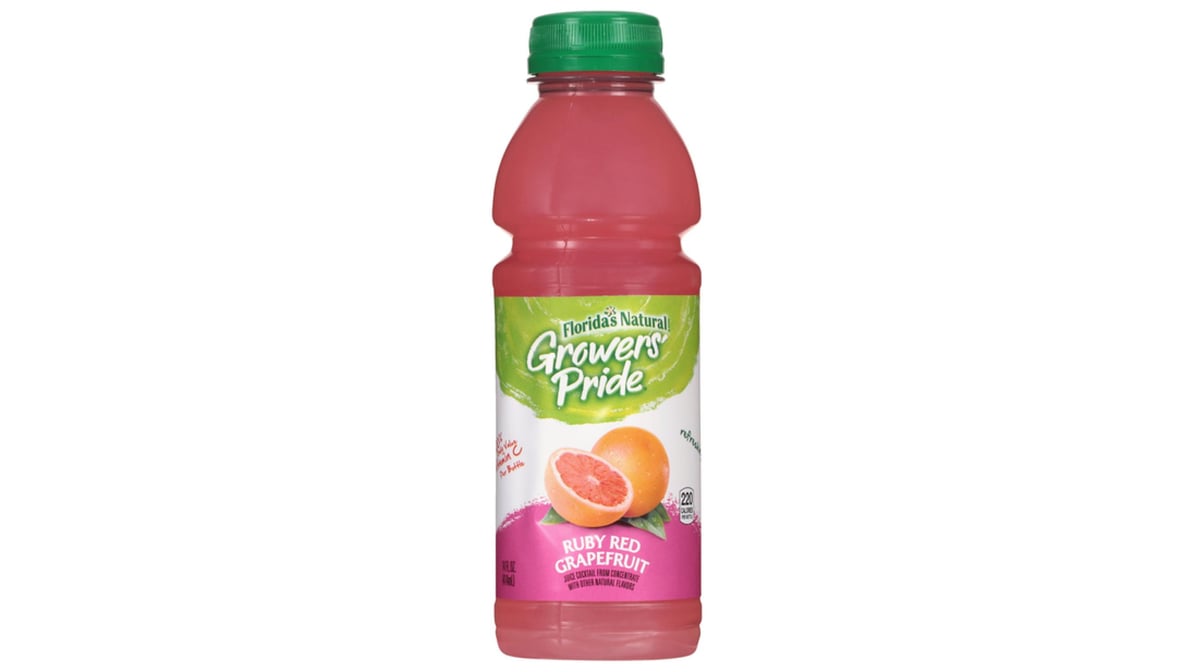 Florida's Natural Growers Pride Ruby Red Grapefruit Juice Cocktail (14 oz)