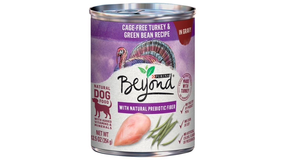 Beyond Natural Dog Food Cage-Free Turkey & Green Bean Recipe in Gravy (12.5 oz)