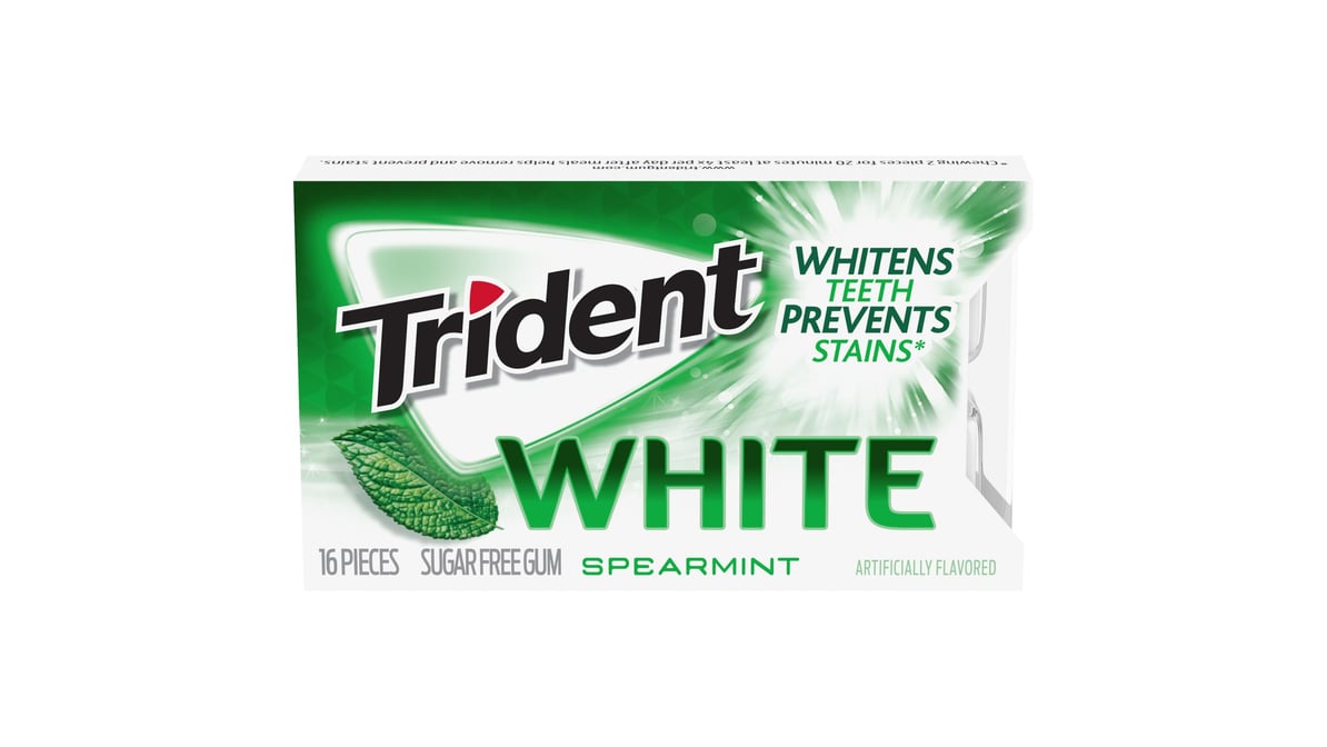 Trident Spearmint White Gum (16 ct)
