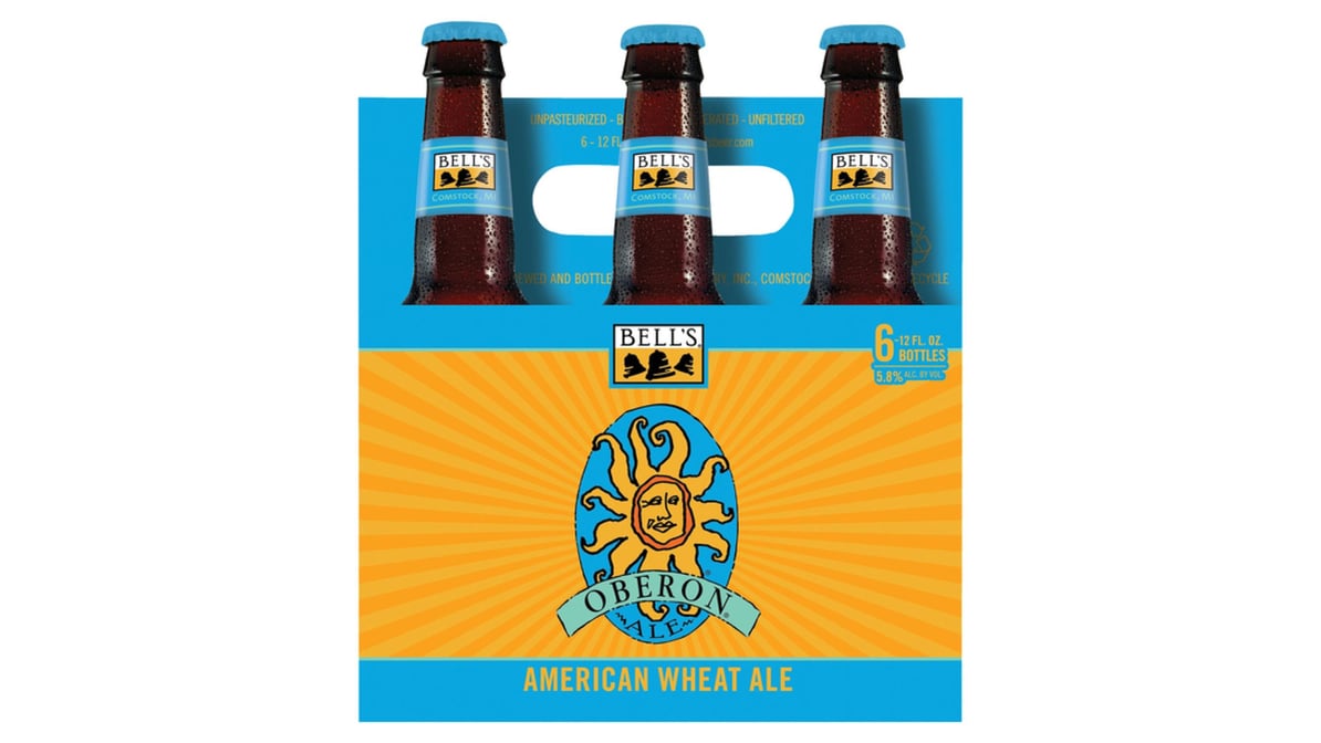Bell's Oberon Brewery American Wheat Ale Bottle (12 oz x 6 ct)