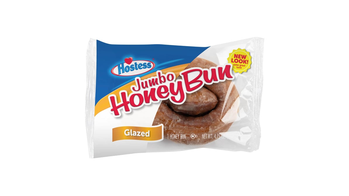 Hostess Glazed Jumbo Honey Bun (4.75 oz)