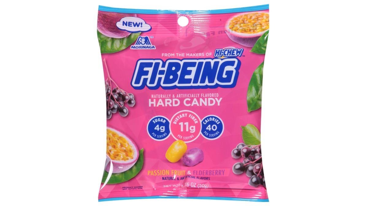 Fi-Being Hard Candy Candy Passion Fruit & Elderberry (1.76 oz)