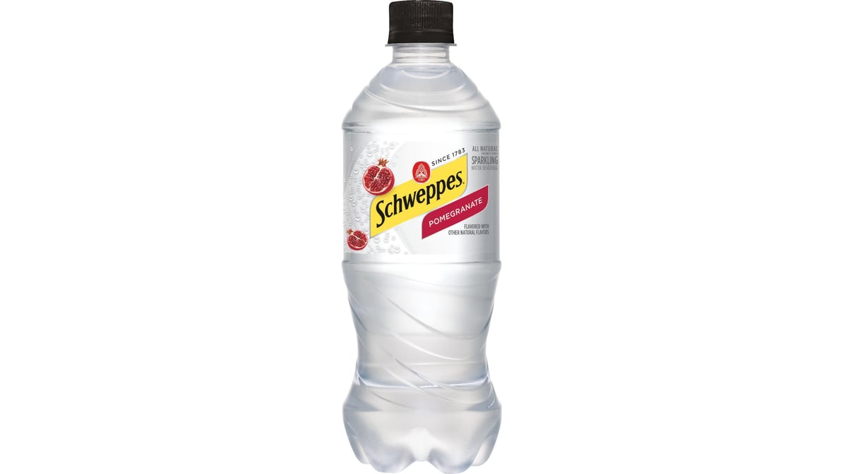 Schweppes Sparkling Water Pomegranate Bottle (20 oz)