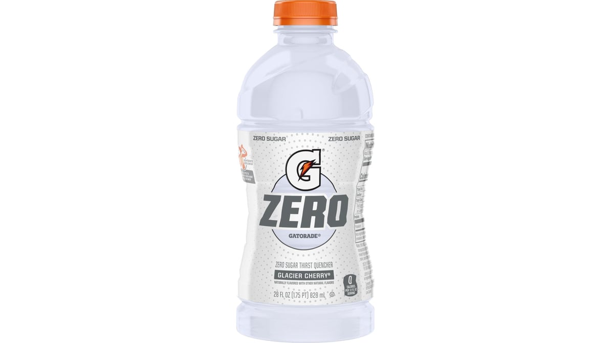 Gatorade Thirst Quencher Zero Sugar Glacier Cherry Sports Drink Bottle (28 oz)