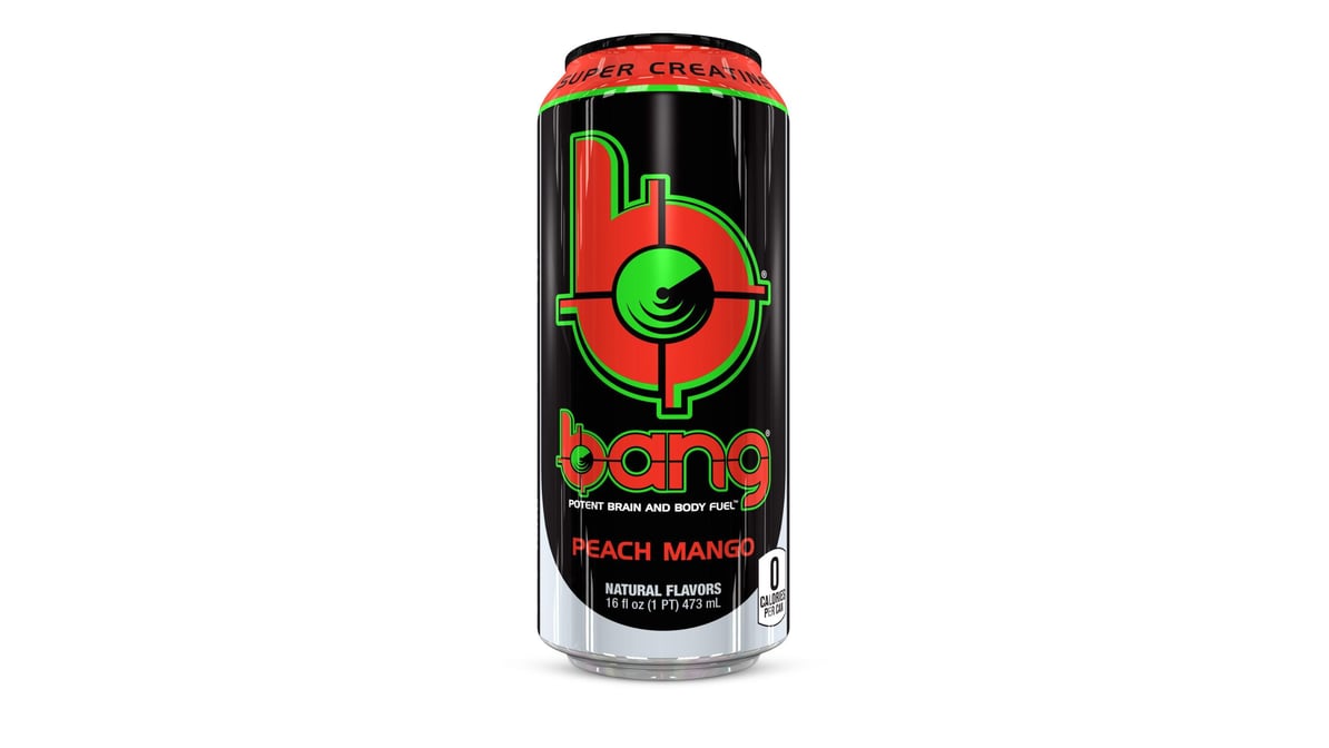 Bang Peach Mango Energy Drink Can (16 oz)