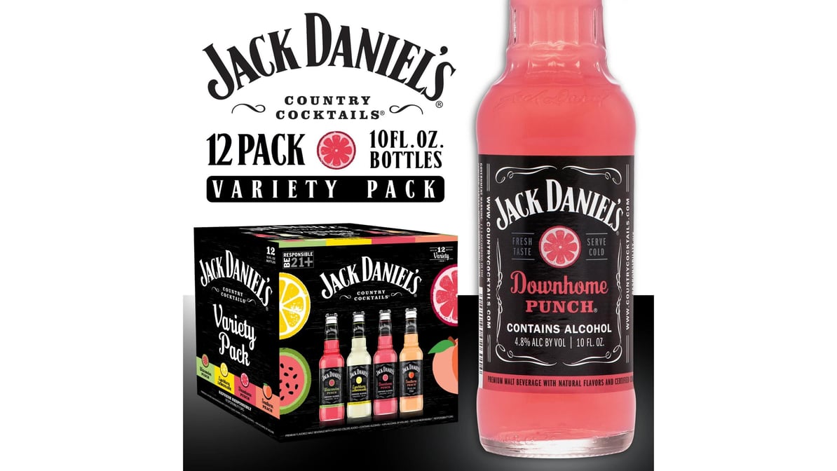Jack Daniel's Country Cocktails Variety Pack (10 oz x 12 ct)