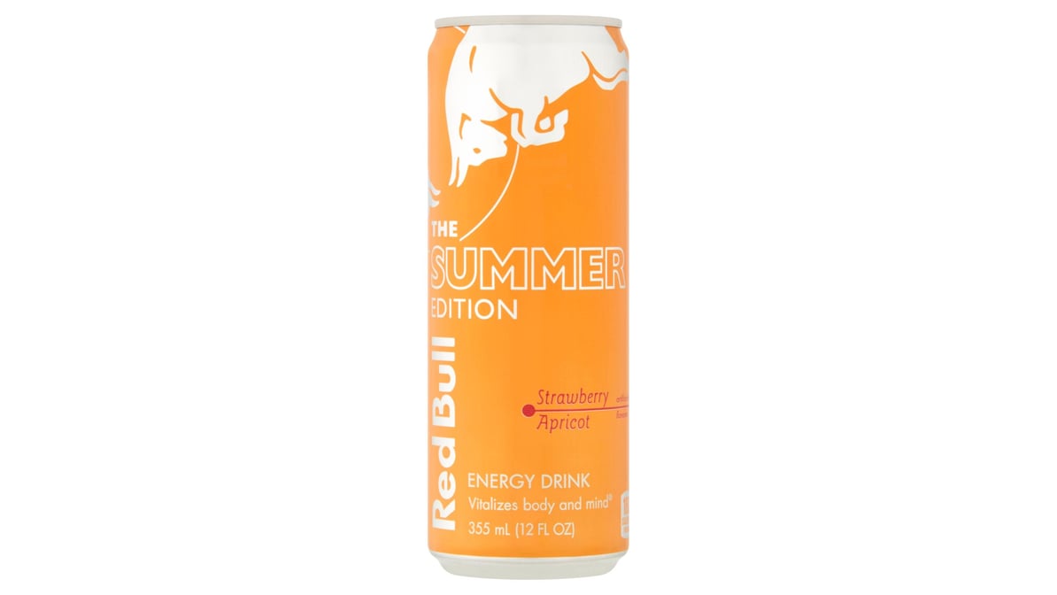 Red Bull The Amber Edition Strawberry Apricot Energy Drink (12 oz)