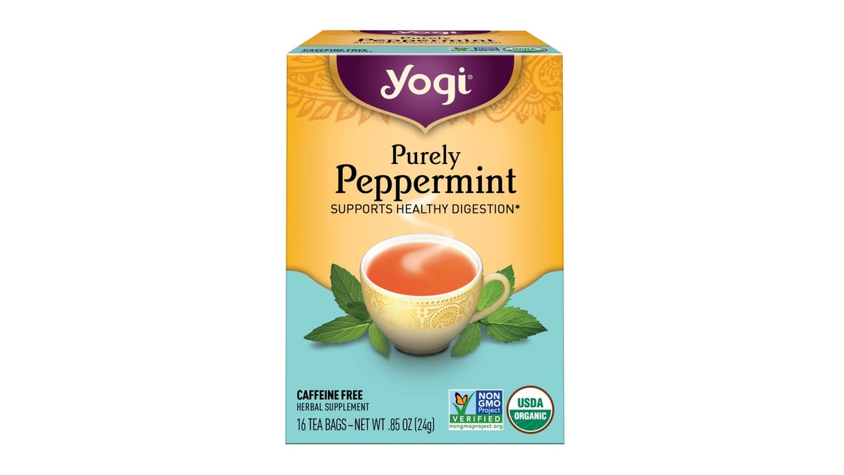 Yogi Herbal Tea Bags Purely Peppermint (16 ct)