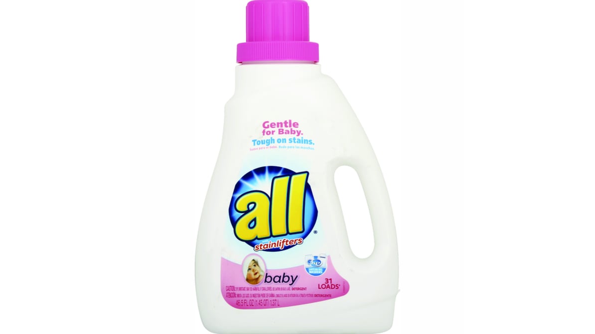 all Gentle Laundry Detergent with Stainlifters for Baby (46.5 oz)