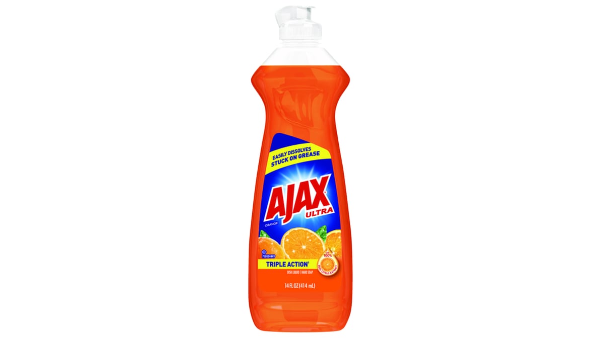 Ajax Triple Action Orange Dish Soap (14 oz)
