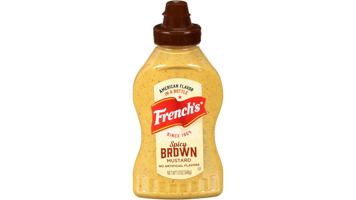 French's Spicy Brown Mustard (12 oz)