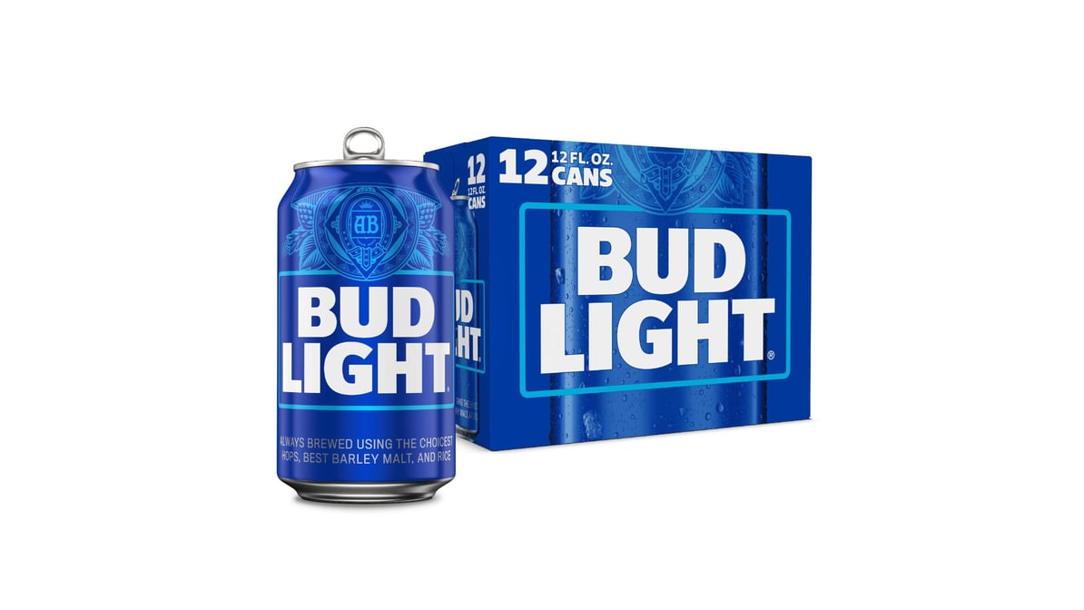 Bud Light Beer Cans (12 oz x 12 ct)