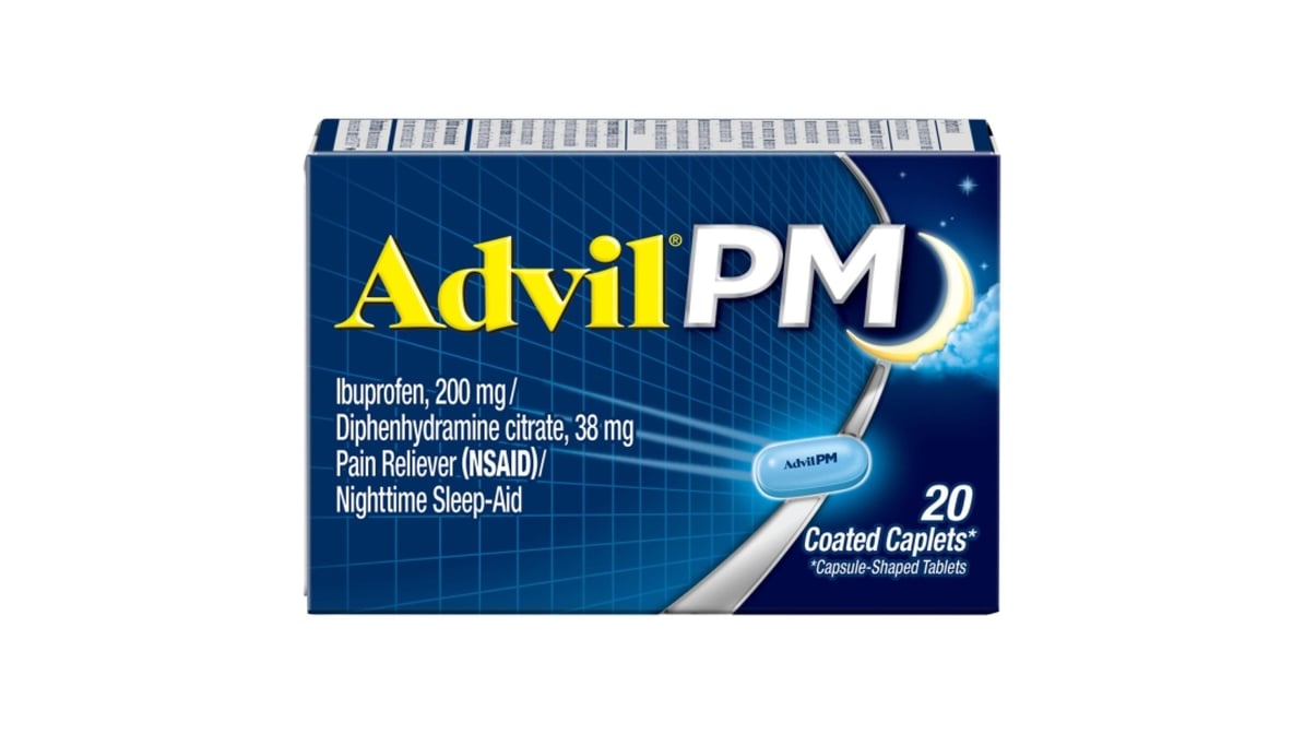 Advil PM Pain Reliever Coated Caplets (20 ct)