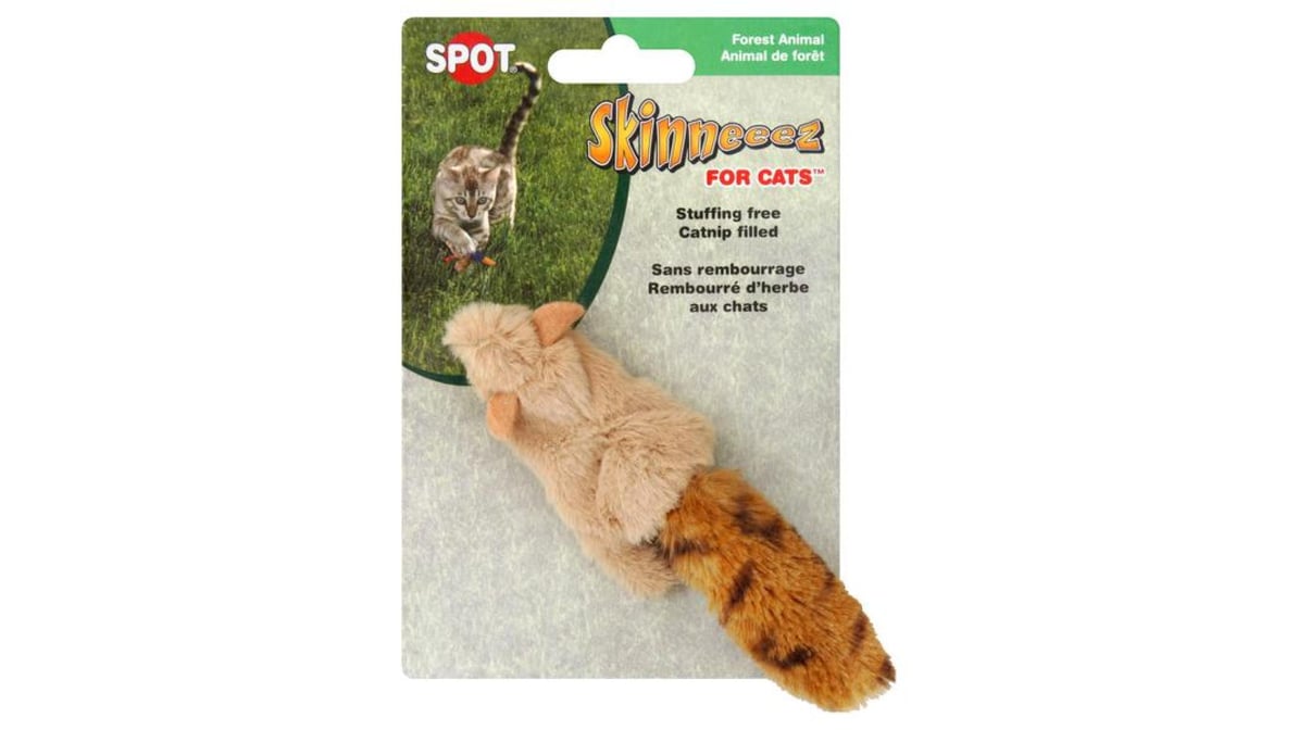 Ethical Pet Skinneeez Forest Creature Cat Toy with Catnip