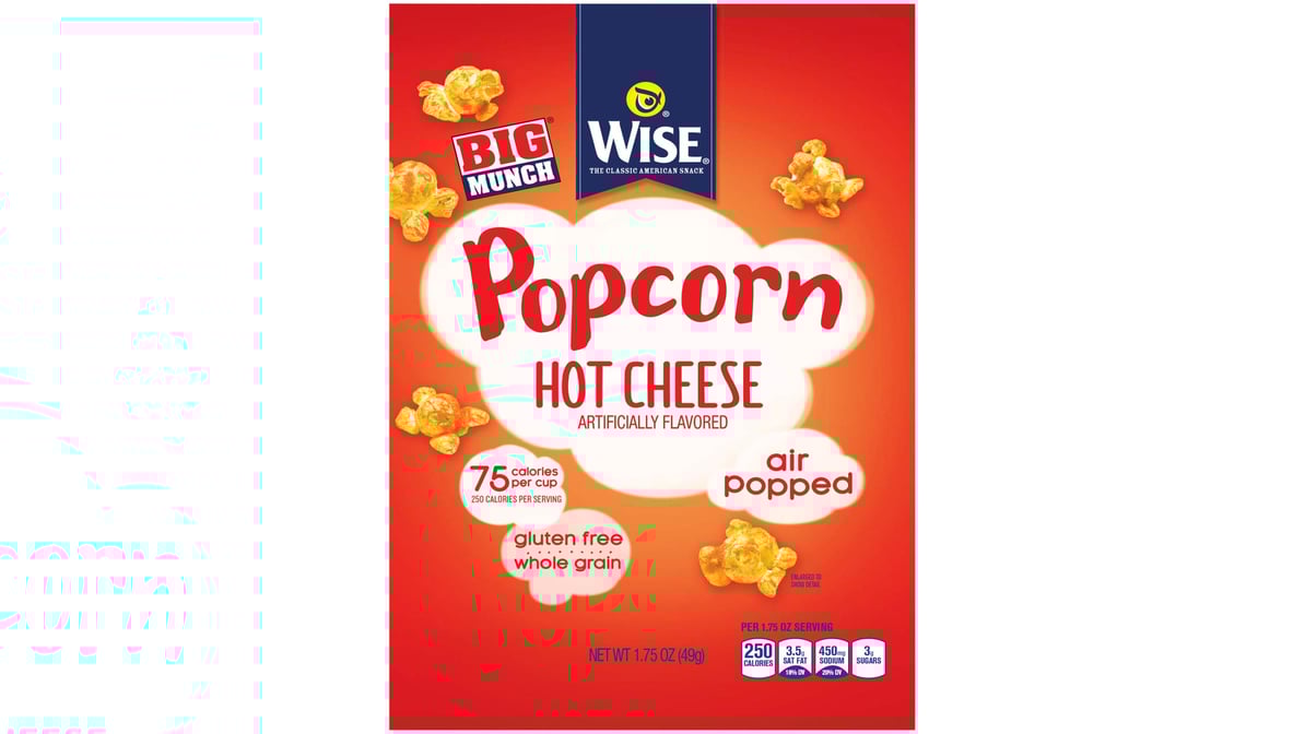 Wise Gluten Free Big Munch Air Popped Hot Cheese Popcorn (1.75 oz)