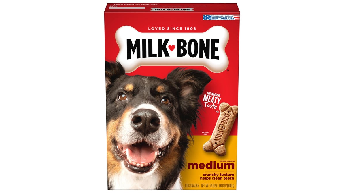 Milk-Bone Original Crunchy Medium Biscuits Dog Treats (24 oz)