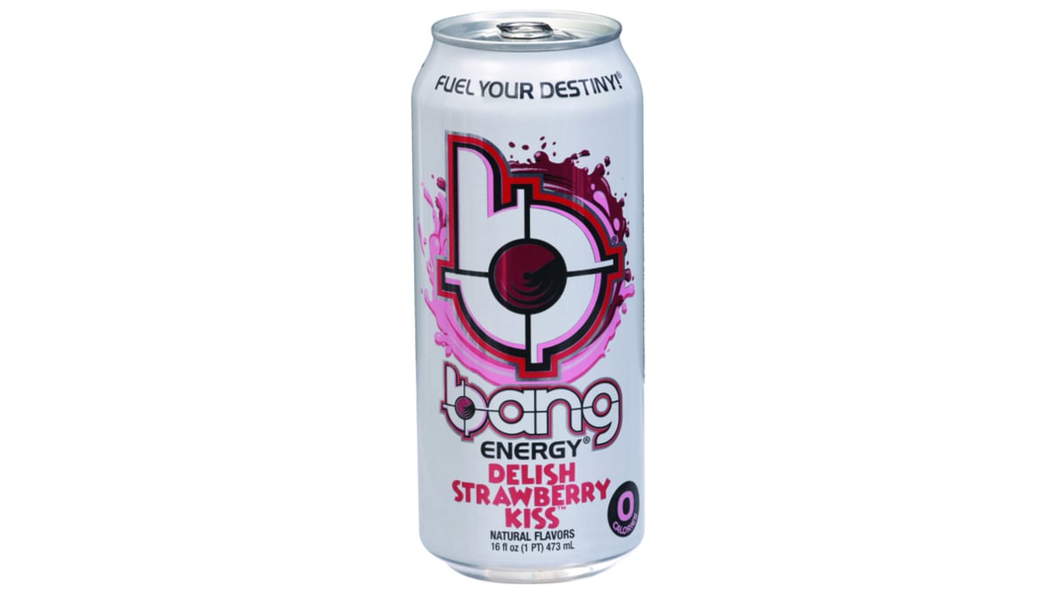 Bang Delish Strawberry Kiss Energy Drink Can (16 oz)