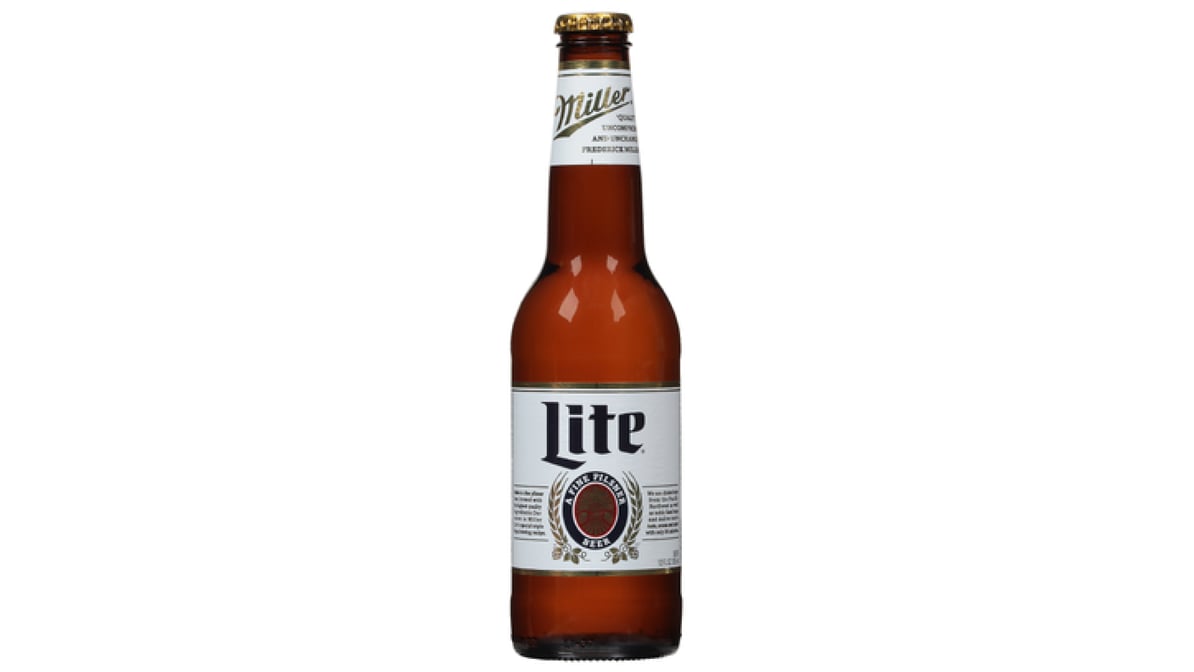 Miller Lite Beer Bottle (12 oz)