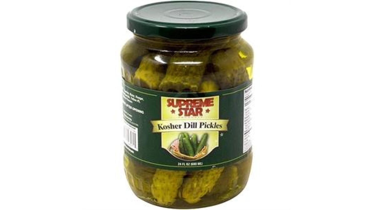 Supreme Star Kosher Dill Pickles (24 oz)