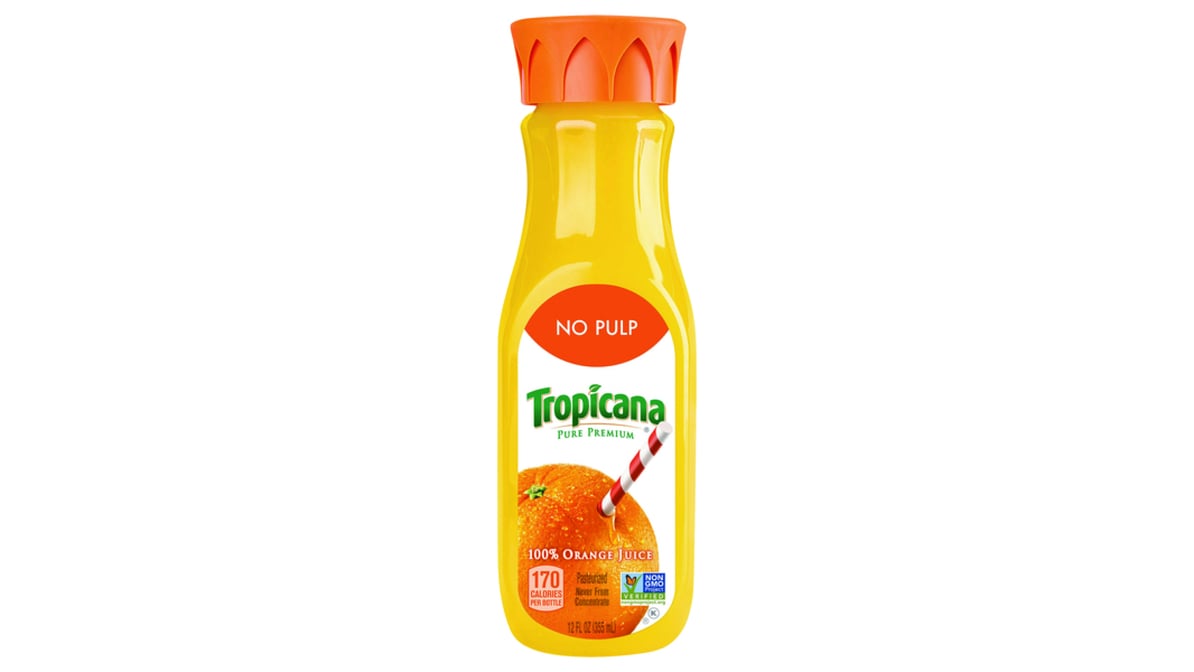 Tropicana Pure Premium No Pulp Juice (12 oz)