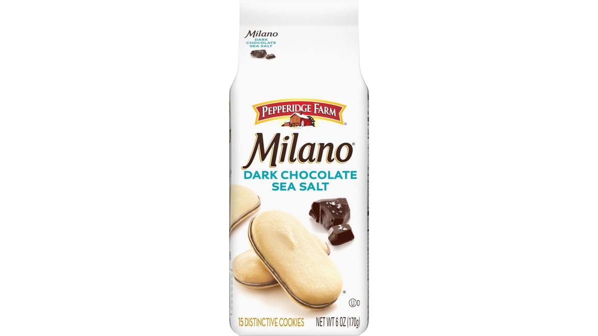 Pepperidge Farm Milano Dark Chocolate Sea Salt Cookies (6 oz)