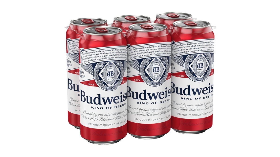 Budweiser Lager Can (16 oz)