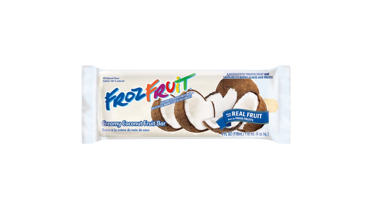 Marinos Coconut Cream Frozen Fruit Bar (4 oz)