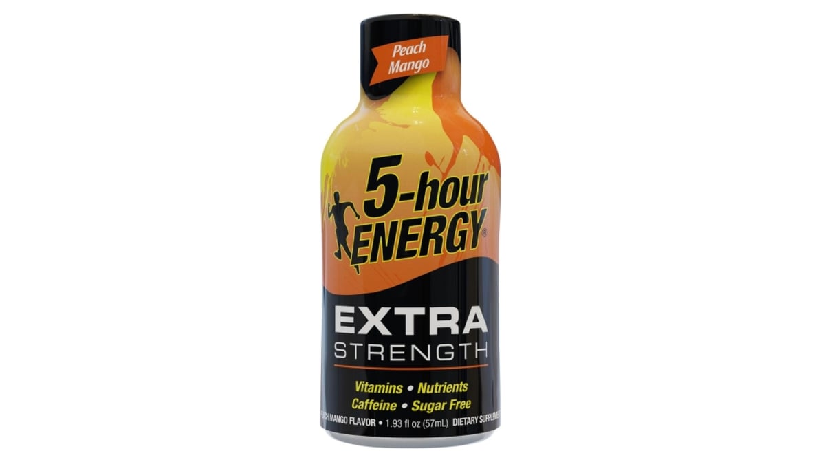 5-Hour Energy Shot Extra Strength Peach Mango (1.93 oz)