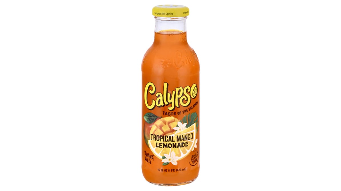 Calypso Tropical Mango Lemonade Bottle (16 oz)