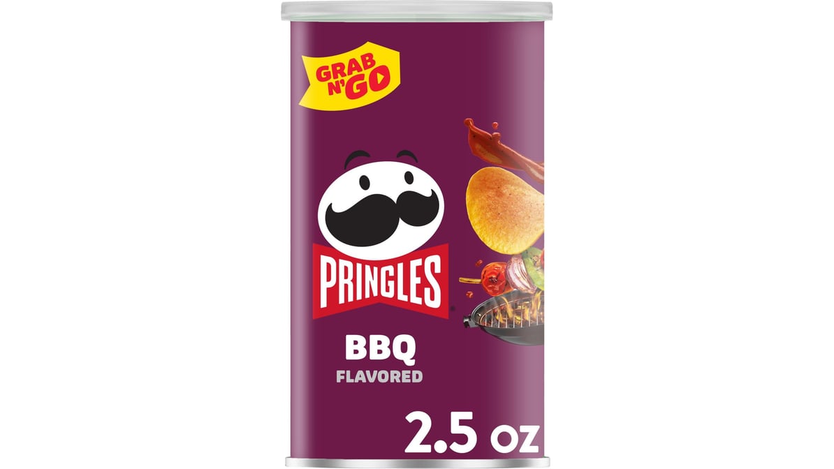 Pringles Potato Crisps Chips BBQ Grab N' Go (2.5 oz)