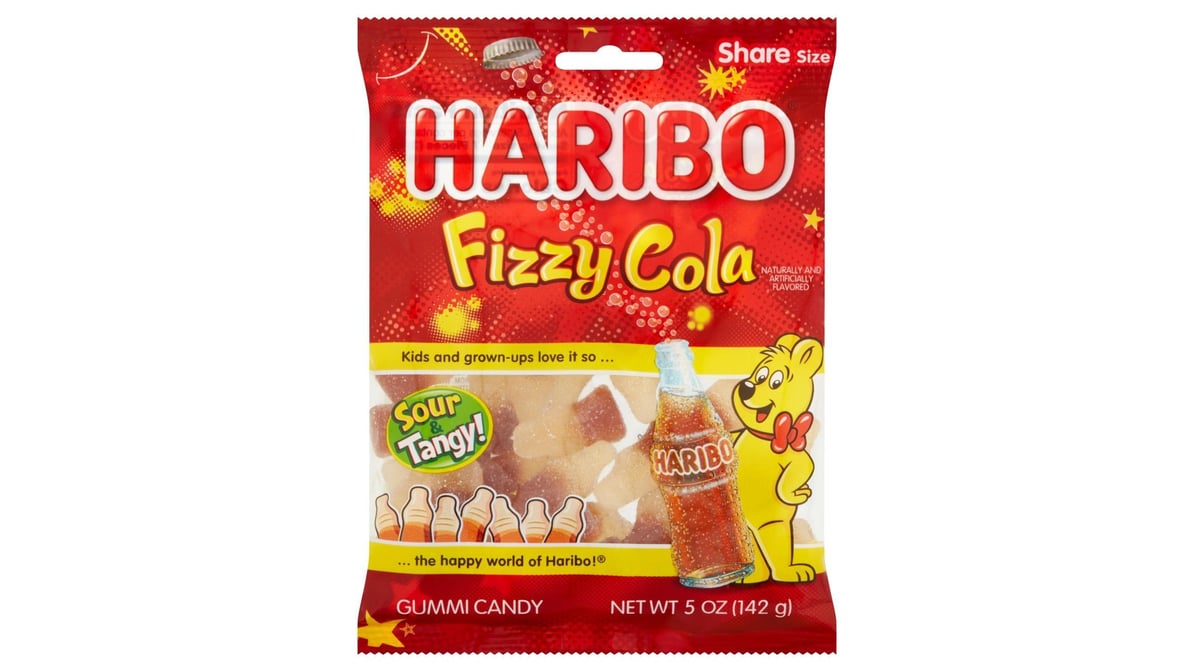 Haribo Fizzy Cola Gummy Candy Share Size (5 oz)