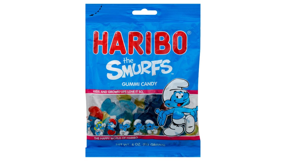 Haribo the Smurfs Gummy Candy (4 oz)