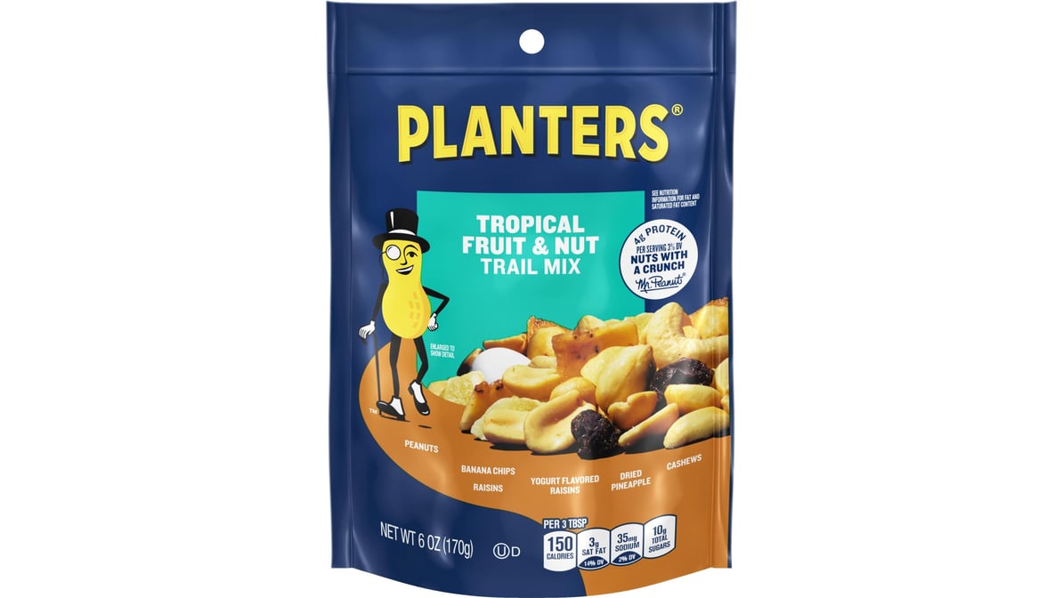 Planters Trail Mix Tropical Fruit & Nut (6 oz)