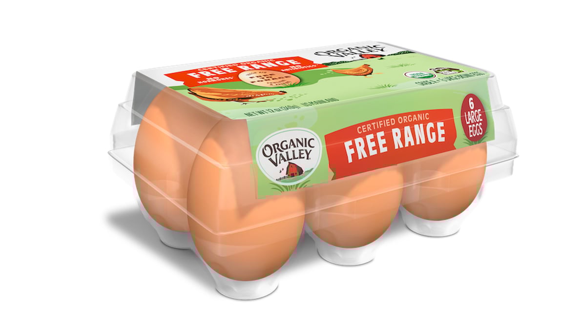 Organic Valley Brown Eggs Large (6 ct)