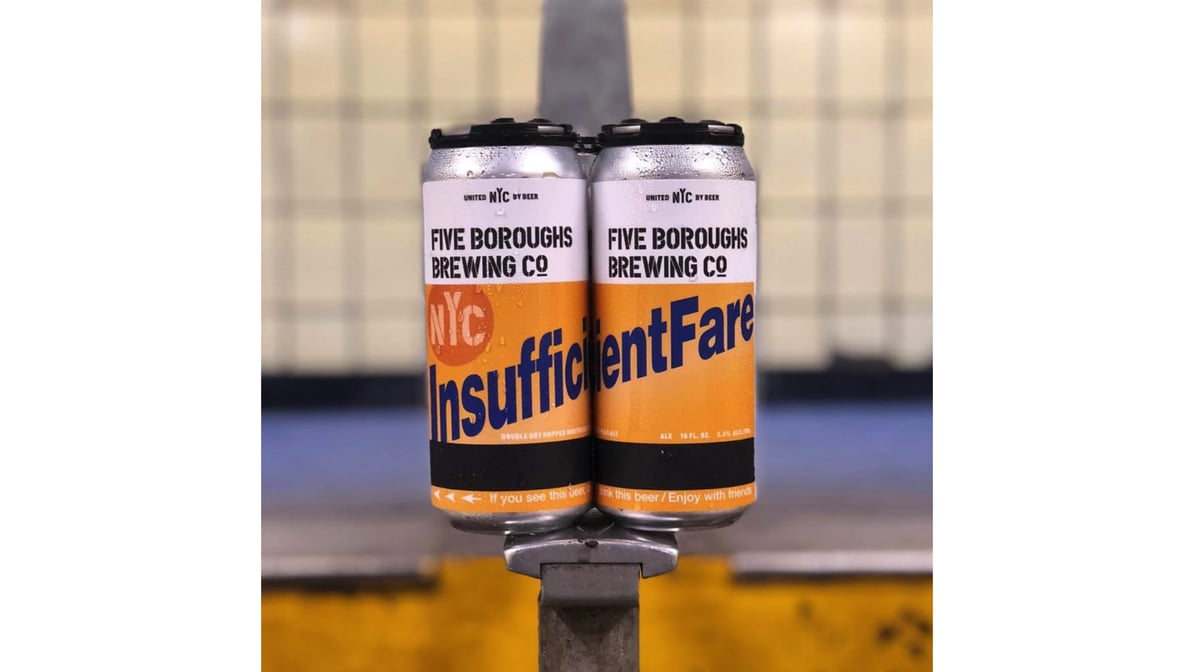 Five Boroughs Brewing Co. Insufficient Fare Pale Ale Can (16 oz)
