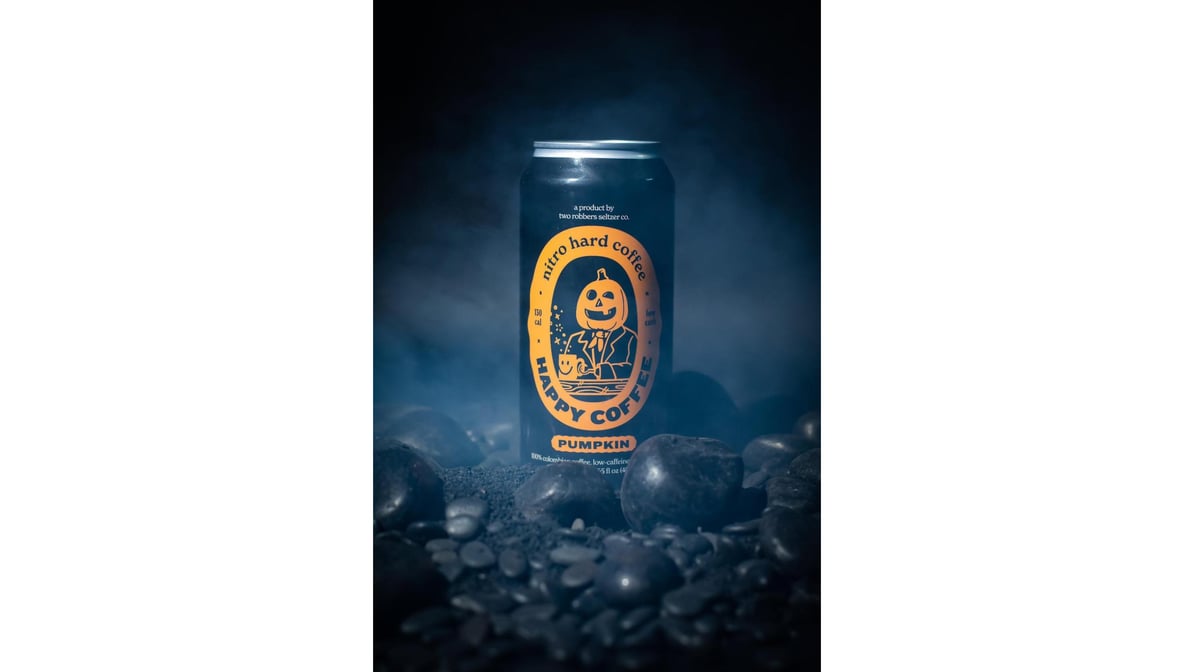 Two Robbers Happy Coffee Hard Seltzer Can (16 oz)