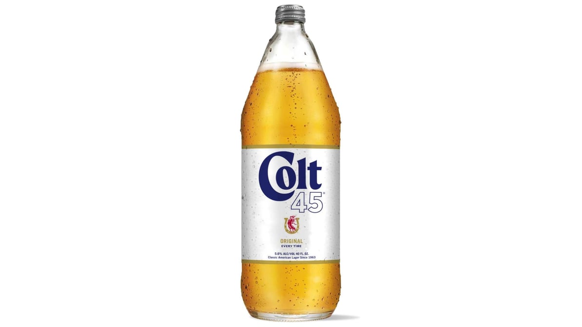 Colt 45 Original Malt Liquor Lager Bottle (40 oz)