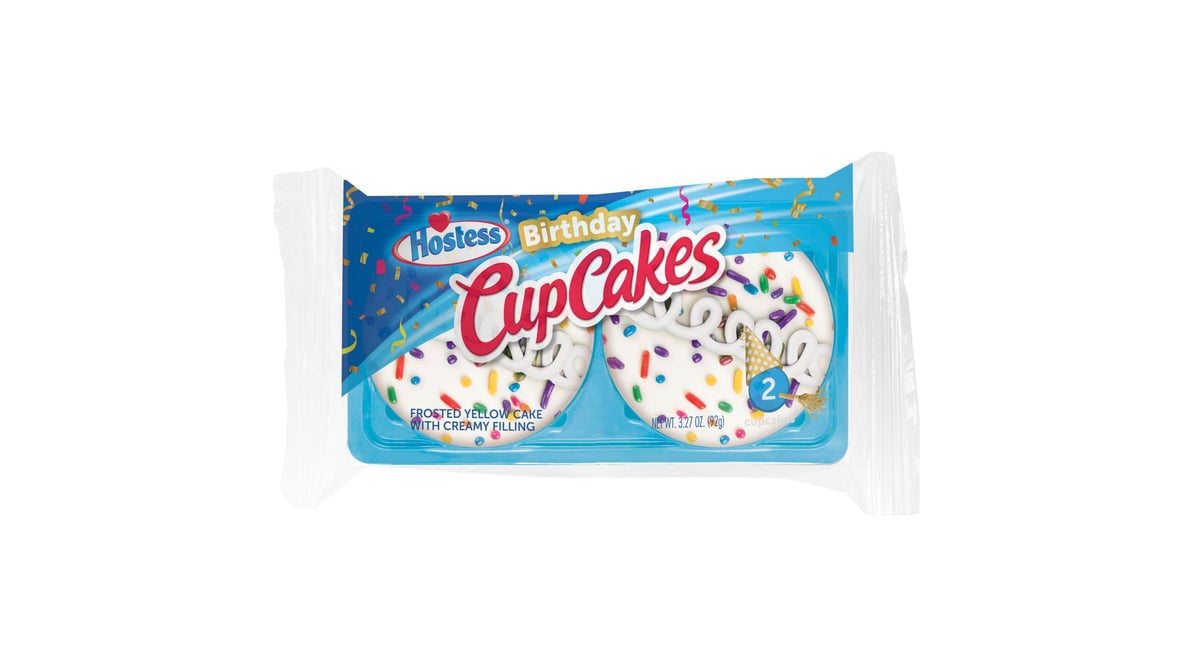 Hostess Birthday Cupcakes (3.27 oz)