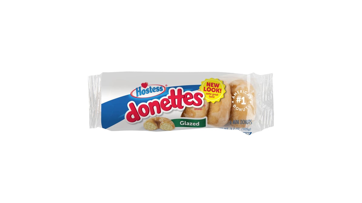 Hostess Donettes Mini Glazed Donuts (6 ct)