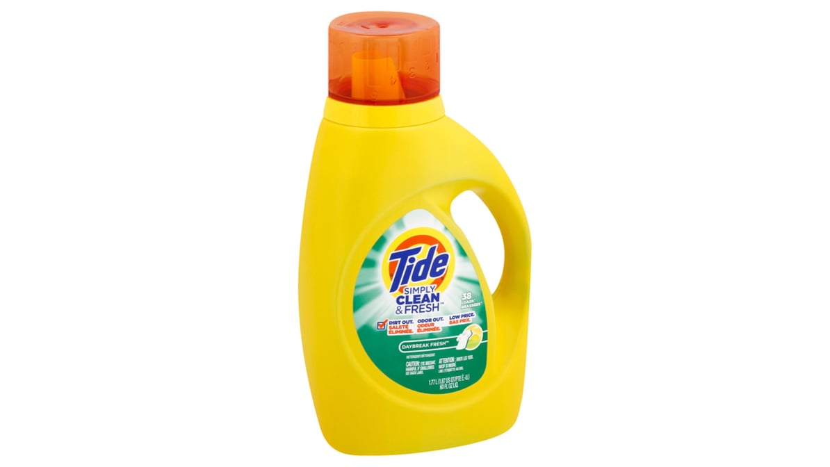Tide Simply Clean & Fresh Daybreak Liquid Laundry Detergent Fresh Scent (60 oz)