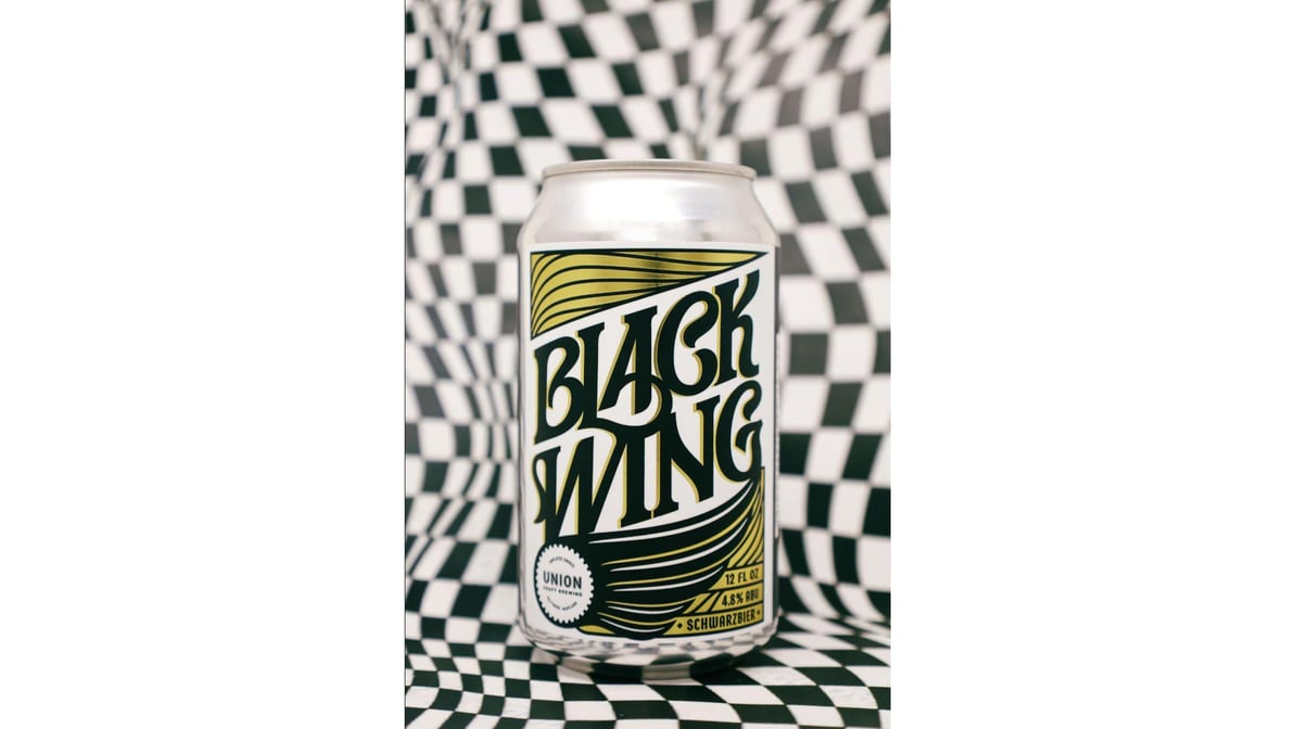 Union Craft Brewing Blackwing Lager Cans (12 oz x 6 ct)