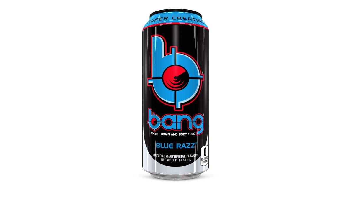 Bang Blue Razz Energy Drink Can (16 oz)