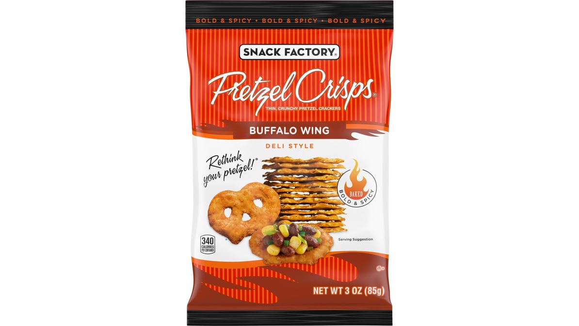 Snack Factory Pretzel Crisps Buffalo Wing (3 oz)