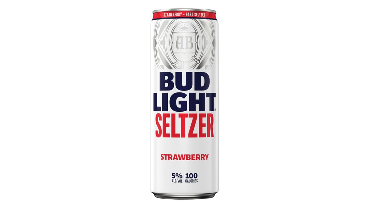 Bud Light Strawberry Hard Seltzer Can (12 oz)