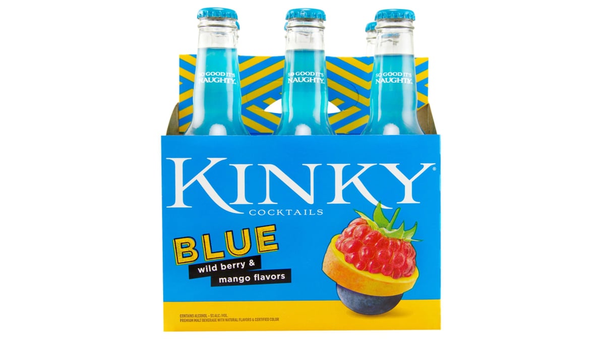 Kinky Blue Cocktail Bottle (11.2 oz x 6 ct)